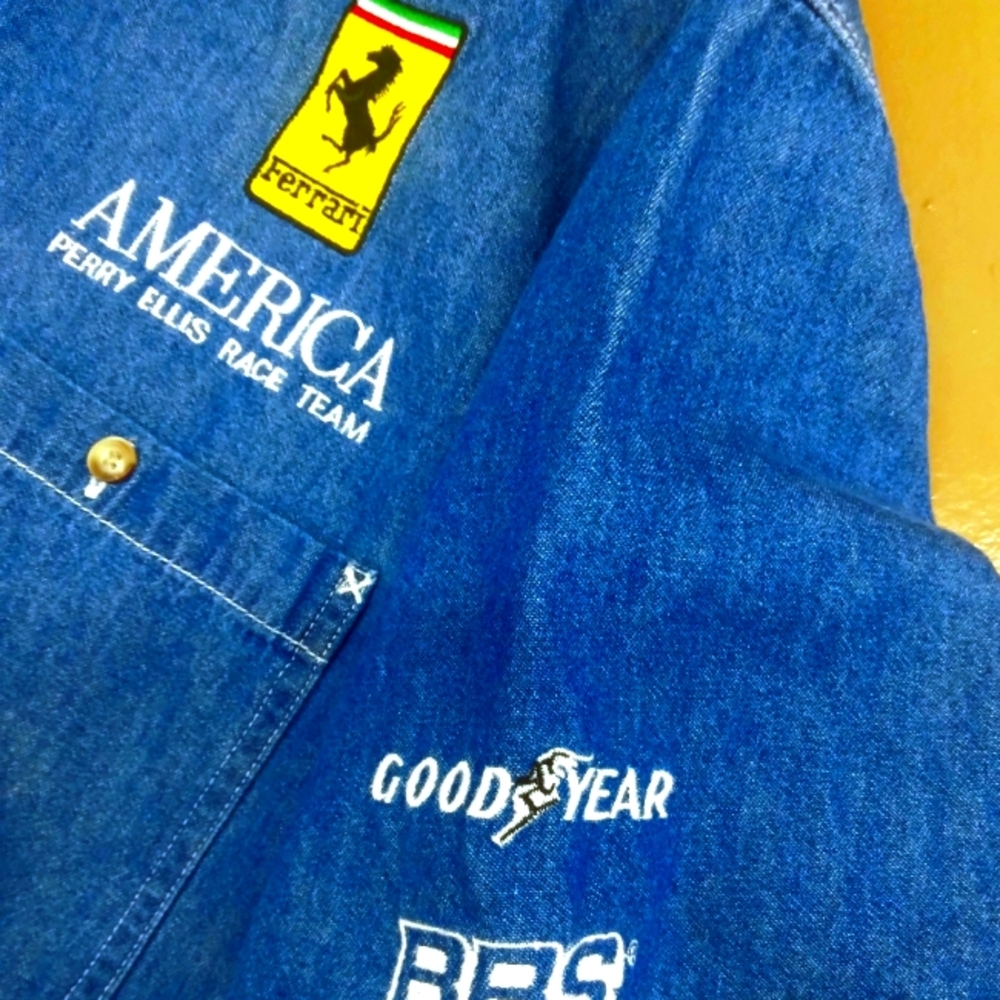 Ferrari Blue Men's Shirt